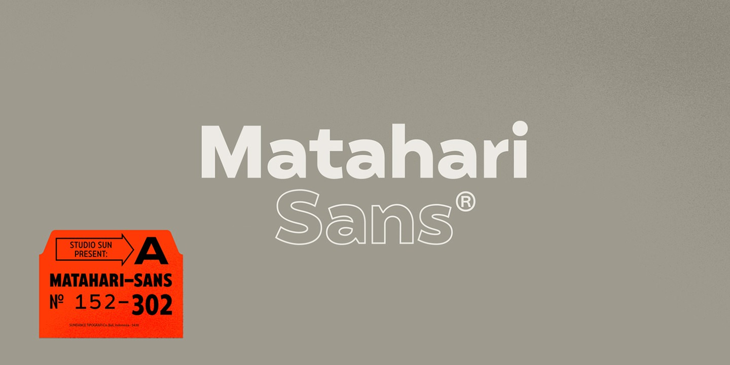 Пример шрифта Matahari Sans 300 Light Oblique